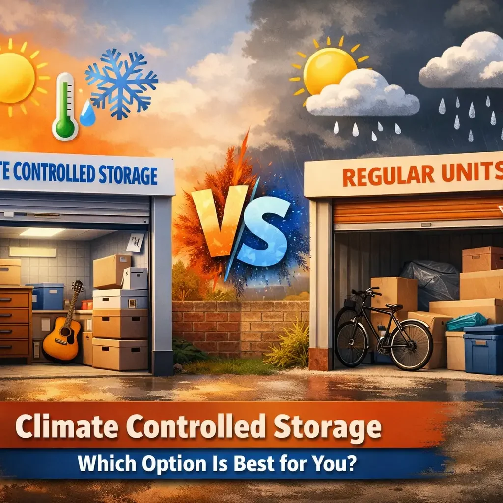 climate controlled storage unit