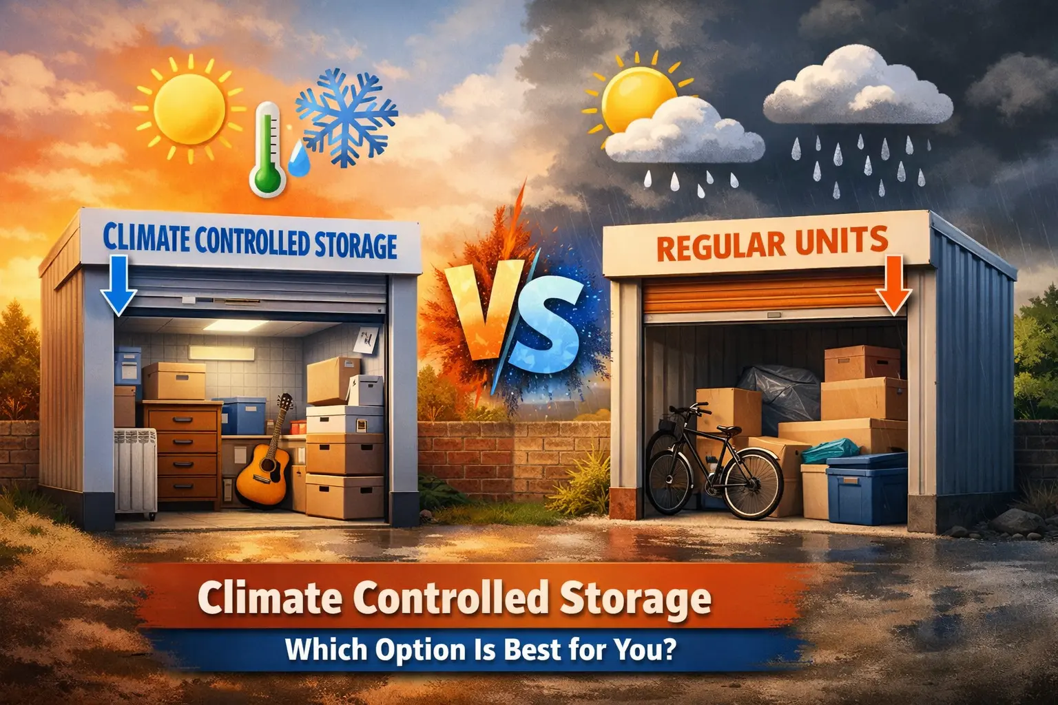 Climate Controlled Storage vs Regular Units: Which Is the Best for You?