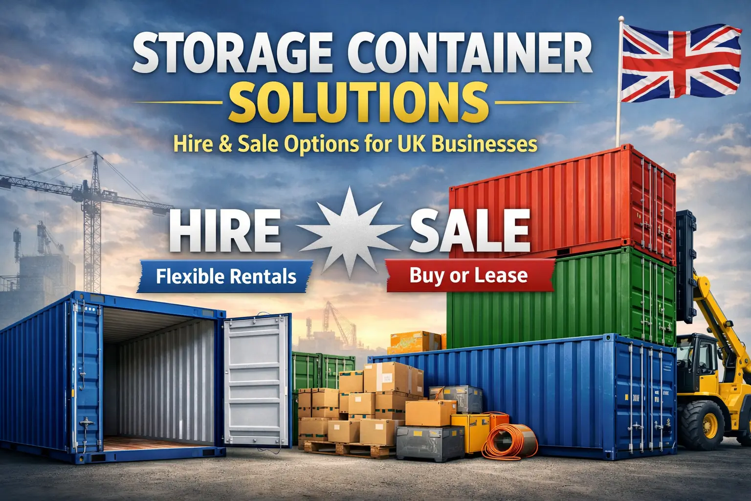 Storage Container Solutions: Hire & Sale Options for UK Businesses