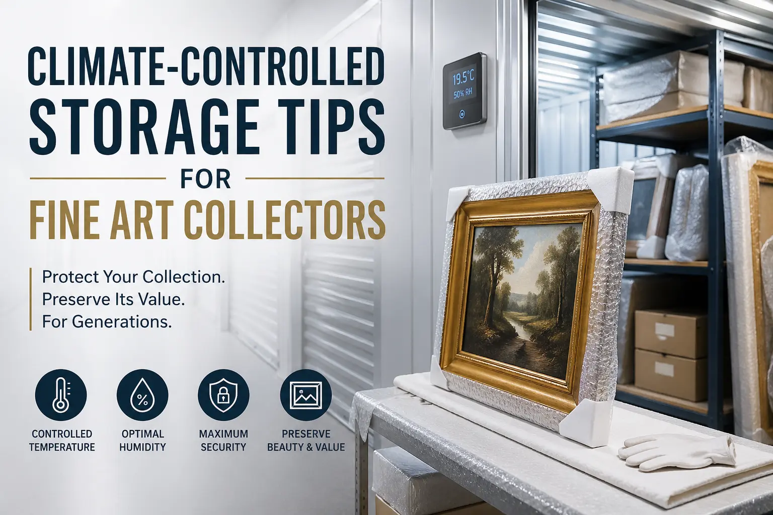 Storage Tips for Fine Art Collectors