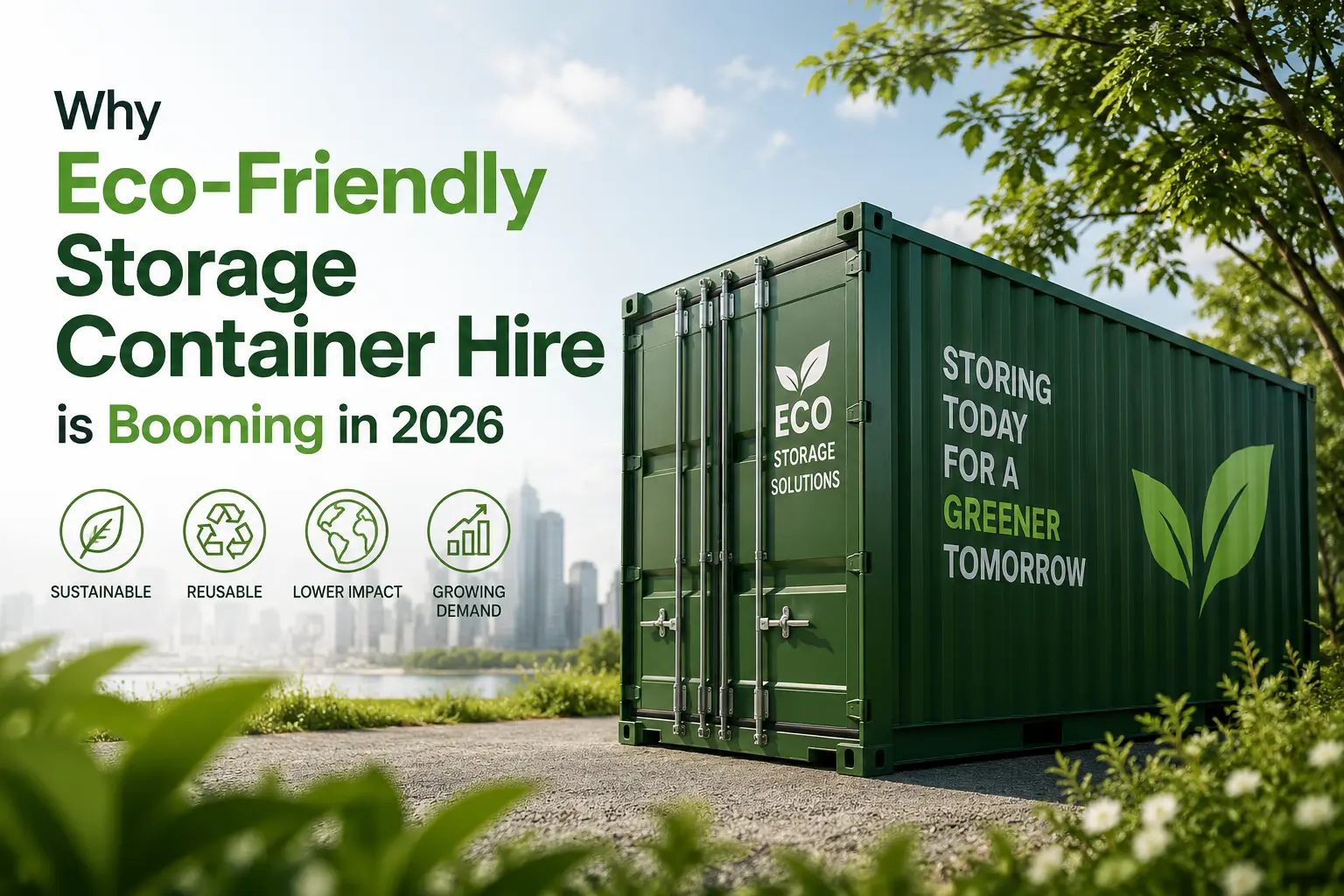 Why Eco-Friendly Storage Container Hire is Booming in 2026