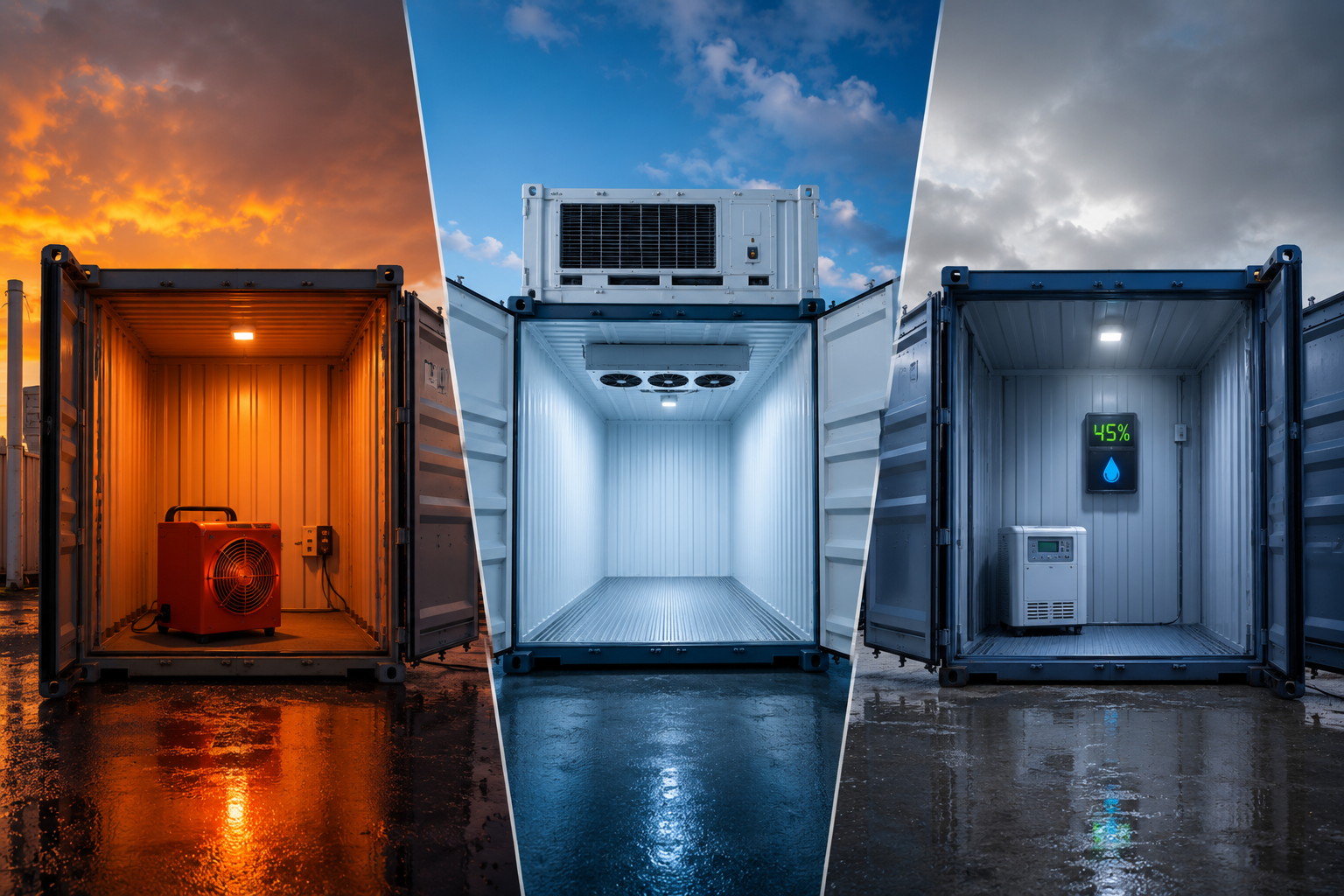 Heated vs Refrigerated vs Humidity-Controlled Containers: Which Do You Need?