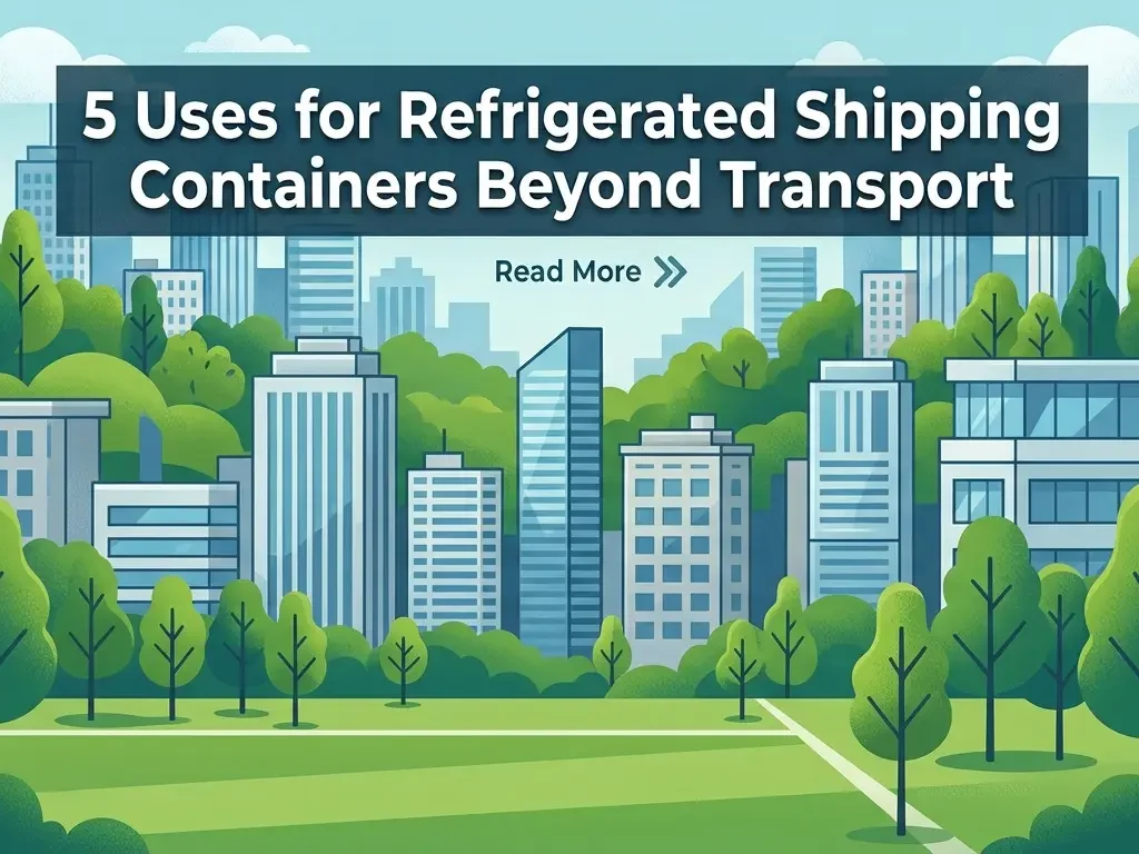 5 Uses for Refrigerated Shipping Containers Beyond Transport