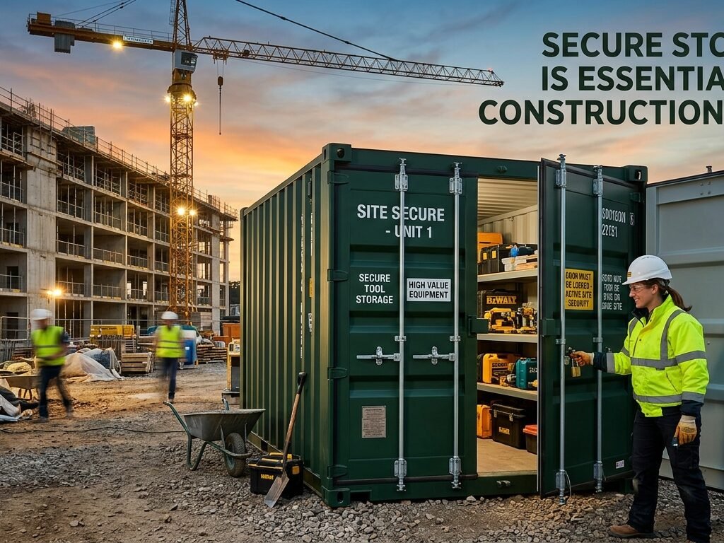 Why Construction Sites Depend on Secure Storage Containers
