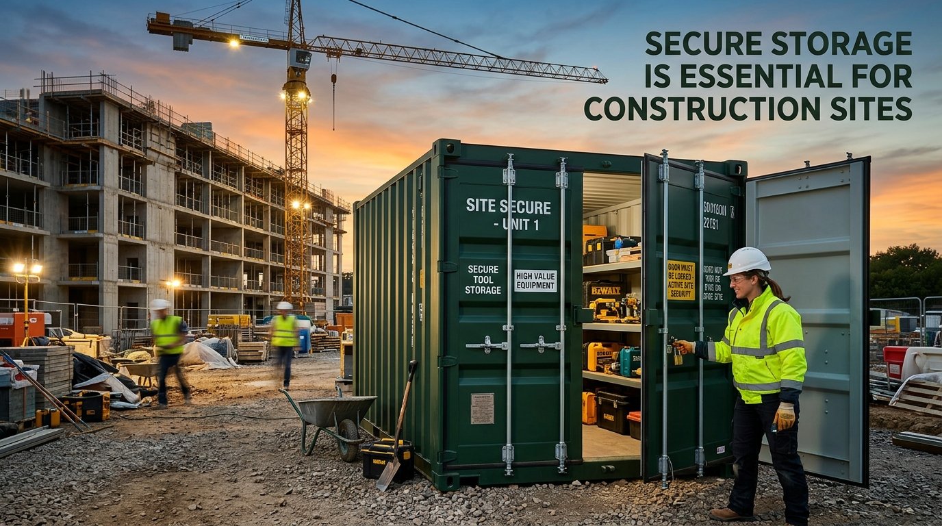 Why Construction Sites Depend on Secure Storage Containers