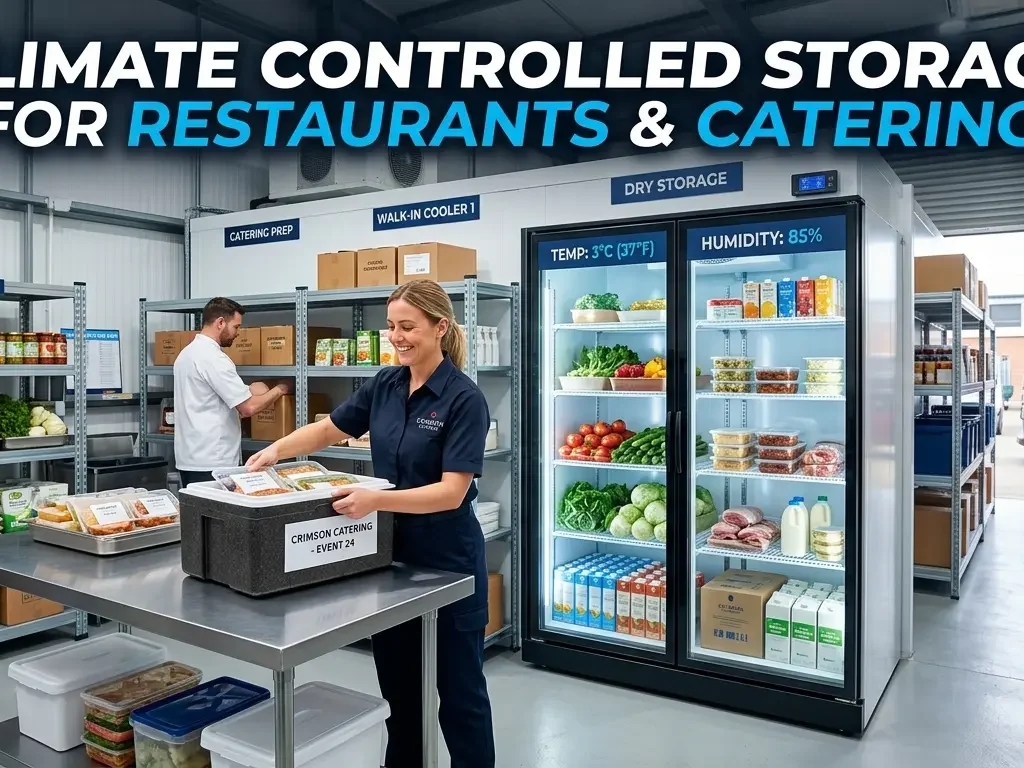 Climate Controlled Storage for Restaurants & Catering
