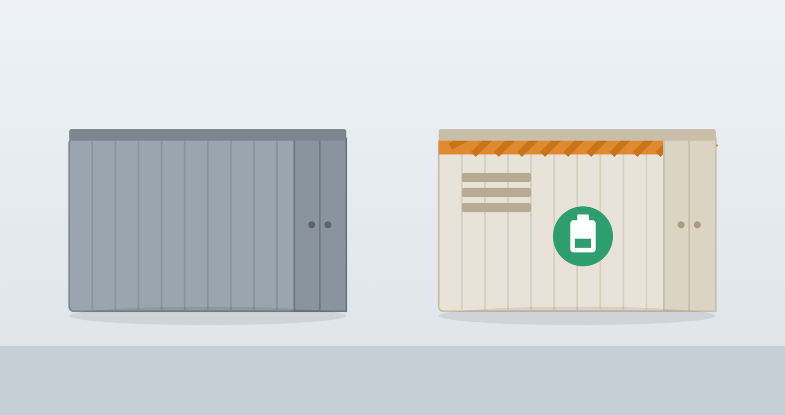 Lithium Battery Storage Containers vs Standard Shipping Containers
