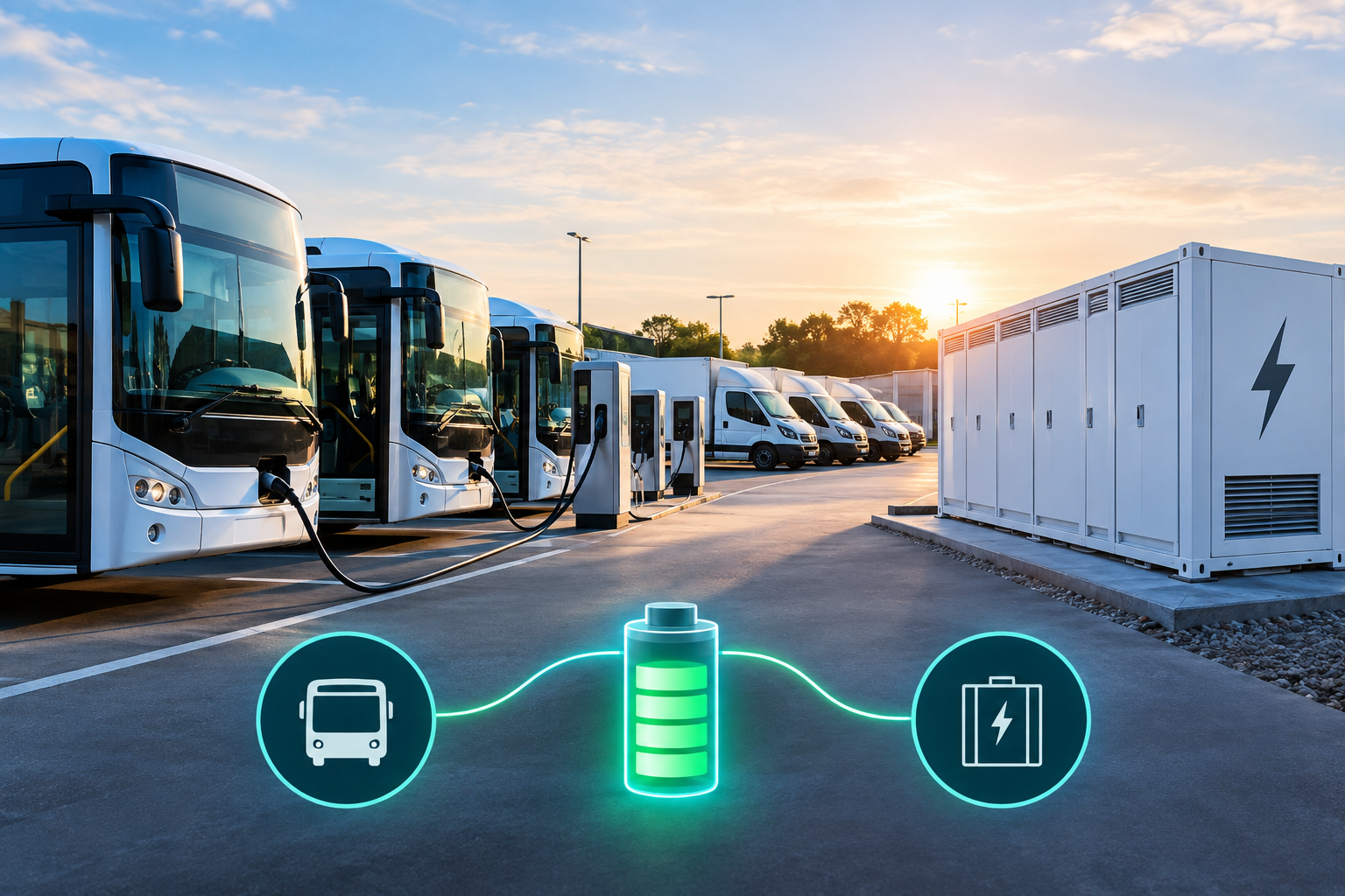 How EV Fleet Operators Are Solving Their Battery Storage Challenges