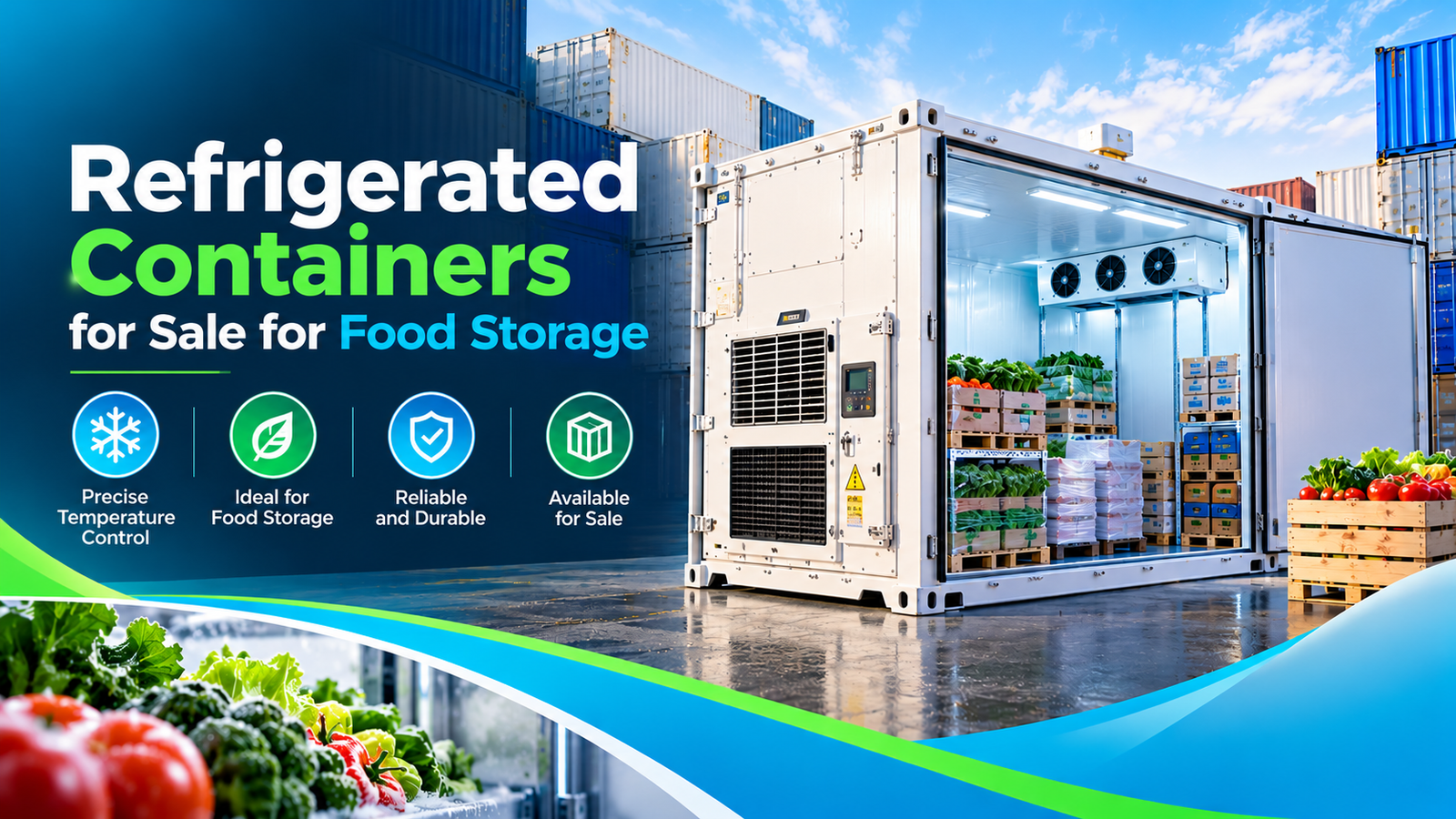 Refrigerated Containers for Sale for Food Storage and Distribution